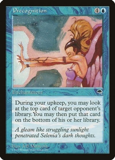 Precognition Tempest Magic card