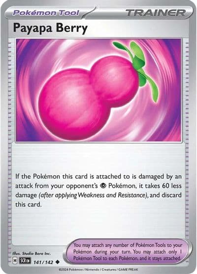 Payapa Berry SV07: Stellar Crown Pokemon card