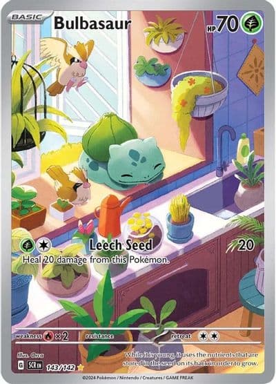 Bulbasaur SV07: Stellar Crown Pokemon card