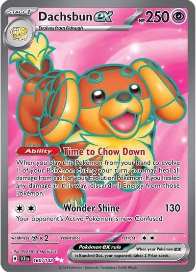 Dachsbun ex SV07: Stellar Crown Pokemon card