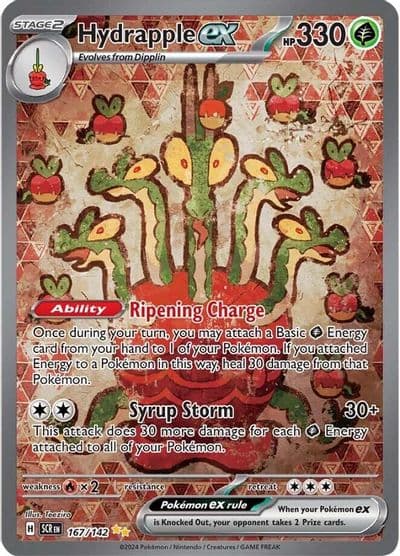 Hydrapple ex SV07: Stellar Crown Pokemon card