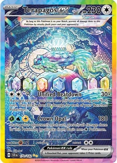 Terapagos ex SV07: Stellar Crown Pokemon card