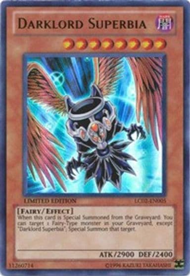 Darklord Superbia Legendary Collection 2 Yu-Gi-Oh! card