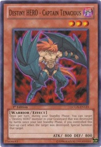Destiny HERO Captain Tenacious Legendary Collection 2 Yu-Gi-Oh! card