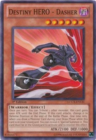 Destiny HERO Dasher Legendary Collection 2 Yu-Gi-Oh! card