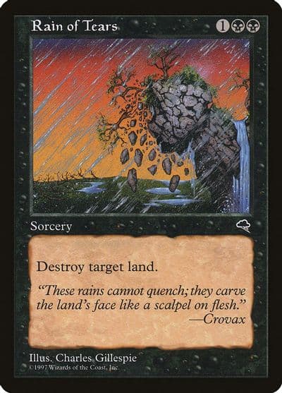 Rain of Tears Tempest Magic card