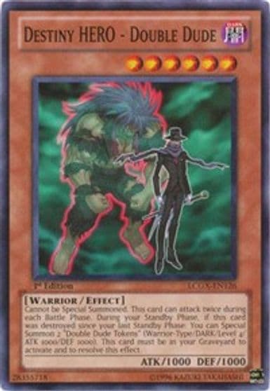 Destiny HERO Double Dude Legendary Collection 2 Yu-Gi-Oh! card