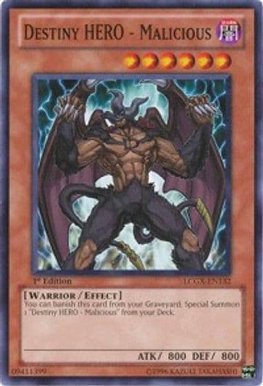 Destiny HERO Malicious Legendary Collection 2 Yu-Gi-Oh! card
