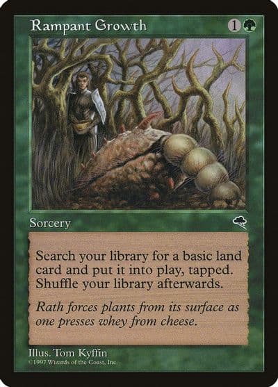 Rampant Growth Tempest Magic card