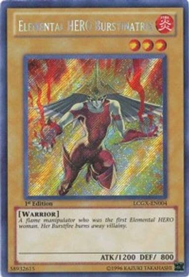 Elemental HERO Burstinatrix Alternate Art Legendary Collection 2 Yu-Gi-Oh! card