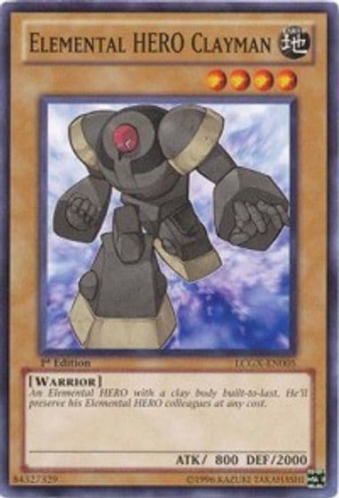 Elemental HERO Clayman Legendary Collection 2 Yu-Gi-Oh! card