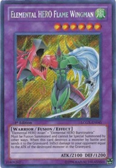 Elemental HERO Flame Wingman Legendary Collection 2 Yu-Gi-Oh! card