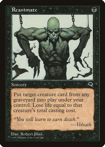 Reanimate Tempest Magic card