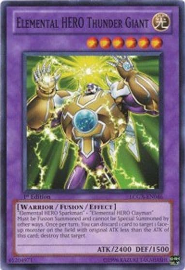 Elemental HERO Thunder Giant Legendary Collection 2 Yu-Gi-Oh! card