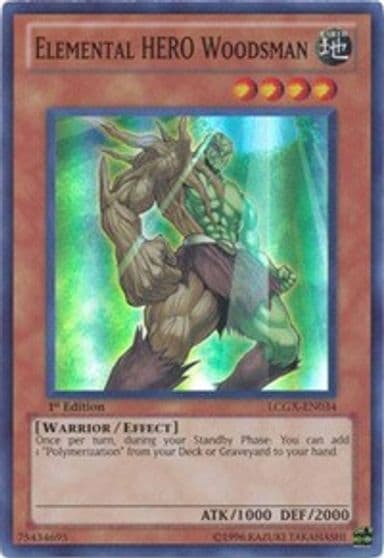 Elemental HERO Woodsman Legendary Collection 2 Yu-Gi-Oh! card