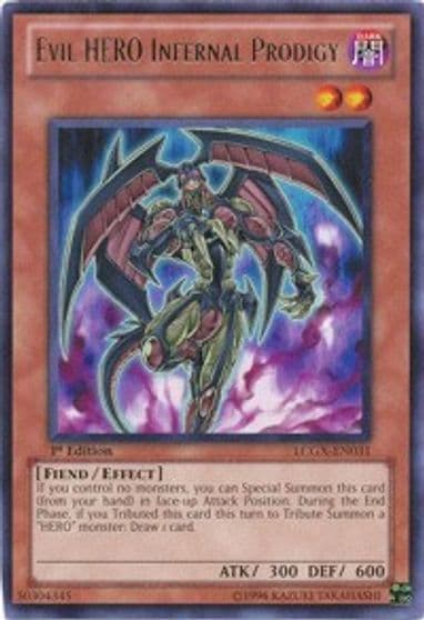 Evil HERO Infernal Prodigy Legendary Collection 2 Yu-Gi-Oh! card