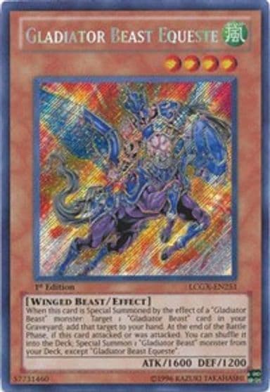 Gladiator Beast Equeste Legendary Collection 2 Yu-Gi-Oh! card