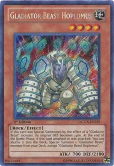 Gladiator Beast Hoplomus Legendary Collection 2 Yu-Gi-Oh! card