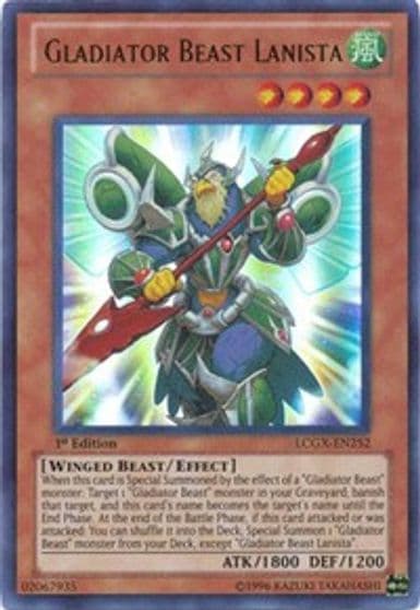 Gladiator Beast Lanista Legendary Collection 2 Yu-Gi-Oh! card