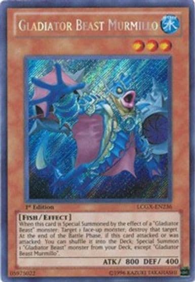 Gladiator Beast Murmillo Legendary Collection 2 Yu-Gi-Oh! card