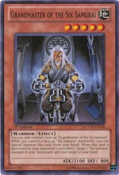 Grandmaster of the Six Samurai Legendary Collection 2 Yu-Gi-Oh! card