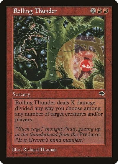 Rolling Thunder Tempest Magic card