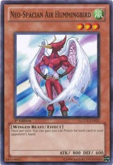 Neo Spacian Air Hummingbird Legendary Collection 2 Yu-Gi-Oh! card
