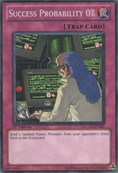 Success Probability 0% Legendary Collection 2 Yu-Gi-Oh! card