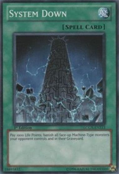 System Down Legendary Collection 2 Yu-Gi-Oh! card