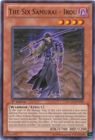 The Six Samurai Irou Legendary Collection 2 Yu-Gi-Oh! card