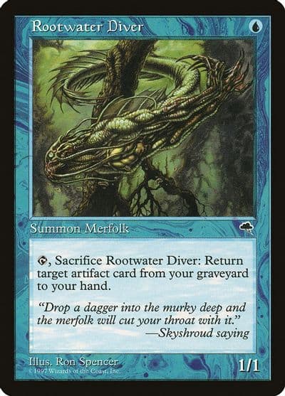 Rootwater Diver Tempest Magic card