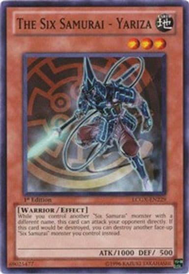 The Six Samurai Yariza Legendary Collection 2 Yu-Gi-Oh! card