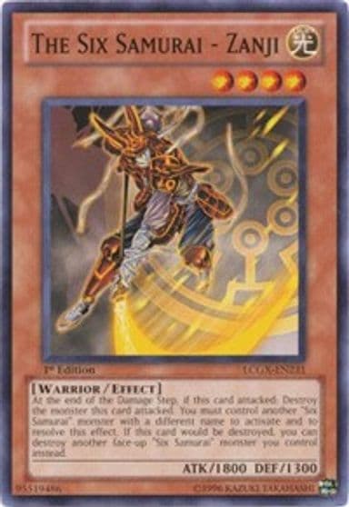 The Six Samurai Zanji Legendary Collection 2 Yu-Gi-Oh! card