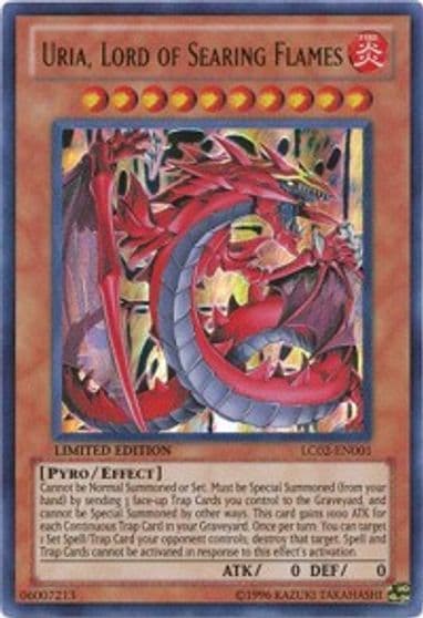 Uria Lord of Searing Flames Legendary Collection 2 Yu-Gi-Oh! card