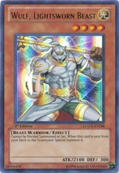Wulf Lightsworn Beast Legendary Collection 2 Yu-Gi-Oh! card