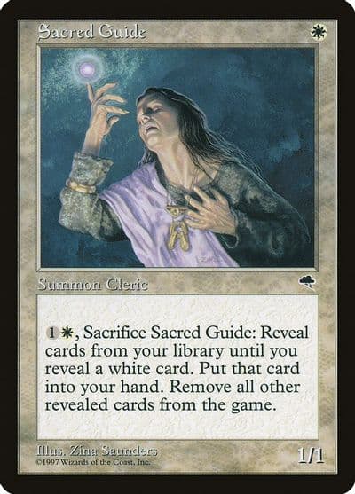 Sacred Guide Tempest Magic card