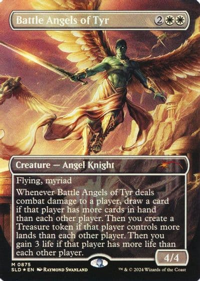 Battle Angels of Tyr Rainbow Foil Secret Lair Drop Series Magic card