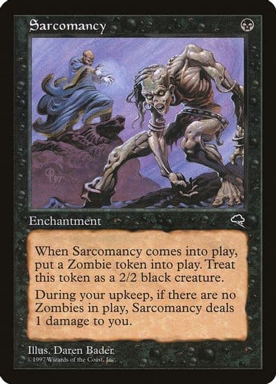 Sarcomancy Tempest Magic card
