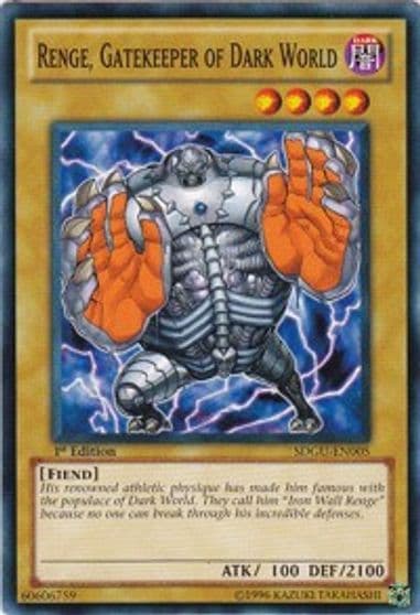 Renge Gatekeeper of Dark World Structure Deck: Gates of the Underworld Yu-Gi-Oh! card