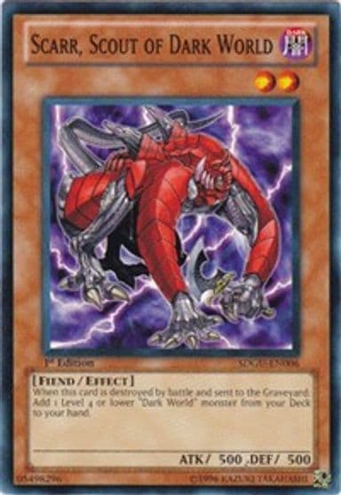 Scarr Scout of Dark World Structure Deck: Gates of the Underworld Yu-Gi-Oh! card