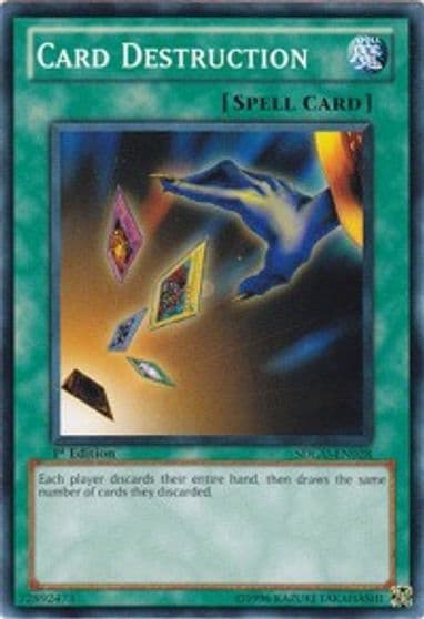 Card Destruction Structure Deck: Gates of the Underworld Yu-Gi-Oh! card
