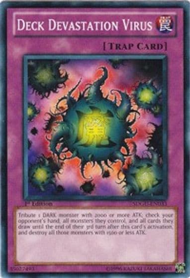 Deck Devastation Virus Structure Deck: Gates of the Underworld Yu-Gi-Oh! card