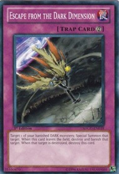 Escape from the Dark Dimension Structure Deck: Gates of the Underworld Yu-Gi-Oh! card