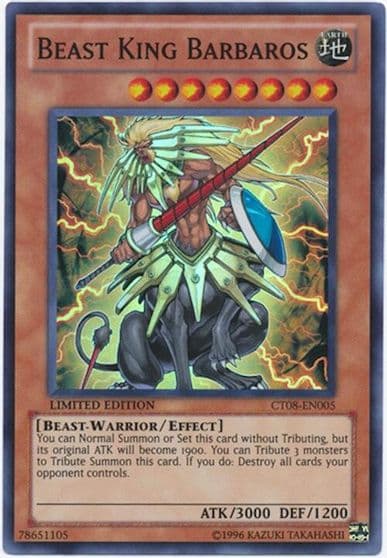 Beast King Barbaros 2011 Collectors Tins Yu-Gi-Oh! card