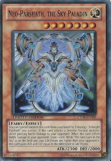 Neo Parshath The Sky Paladin 2011 Collectors Tins Yu-Gi-Oh! card