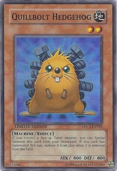 Quillbolt Hedgehog 2010 Duelist Pack Collection Tin Yu-Gi-Oh! card