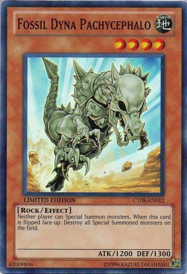 Fossil Dyna Pachycephalo 2011 Collectors Tins Yu-Gi-Oh! card