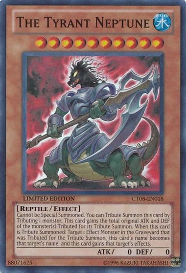 The Tyrant Neptune 2011 Collectors Tins Yu-Gi-Oh! card