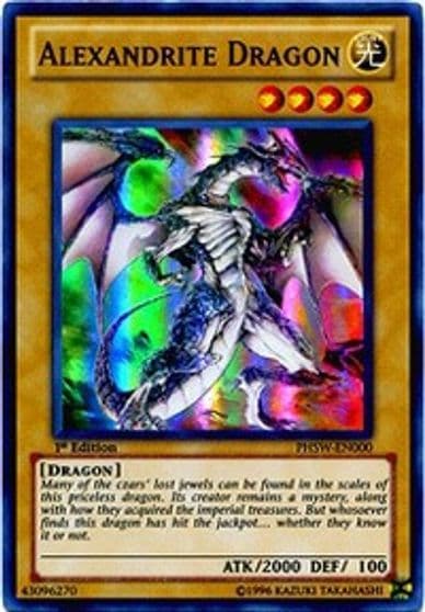 Alexandrite Dragon Photon Shockwave Yu-Gi-Oh! card