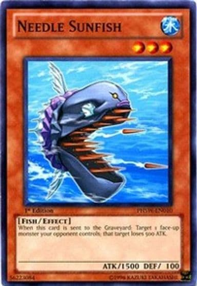 Needle Sunfish Photon Shockwave Yu-Gi-Oh! card